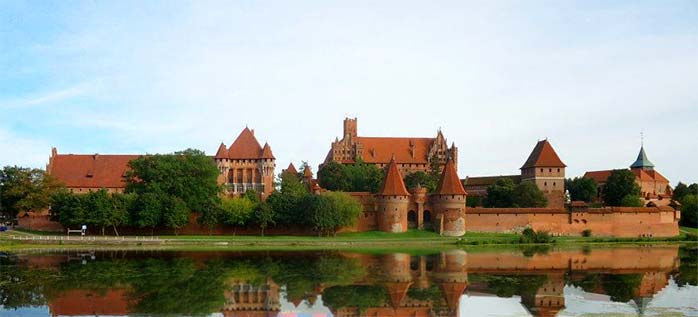 castillo de Malbork Eurocopa de Polonia