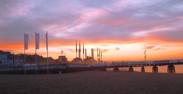 muelle de madera más largo de Europa  Eurocopa de Polonia