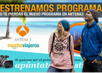 Adri y Gosi en Muchoviajeros Antena3