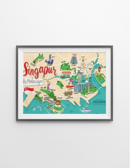 Mapa Singapur Molaviajar