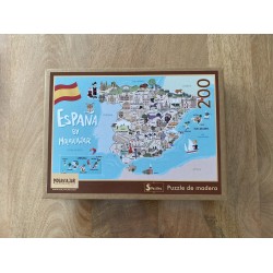 Puzzle madera España...