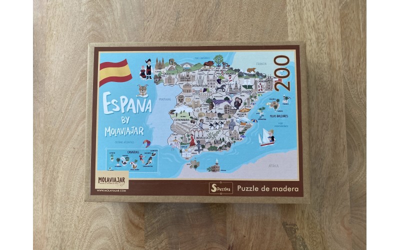 Puzzle madera España MolaViajar Puzzle madera España MolaViajar