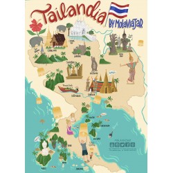 Mapa Tailandia Molaviajar