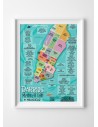 Mapa Barrios de Manhattan NY