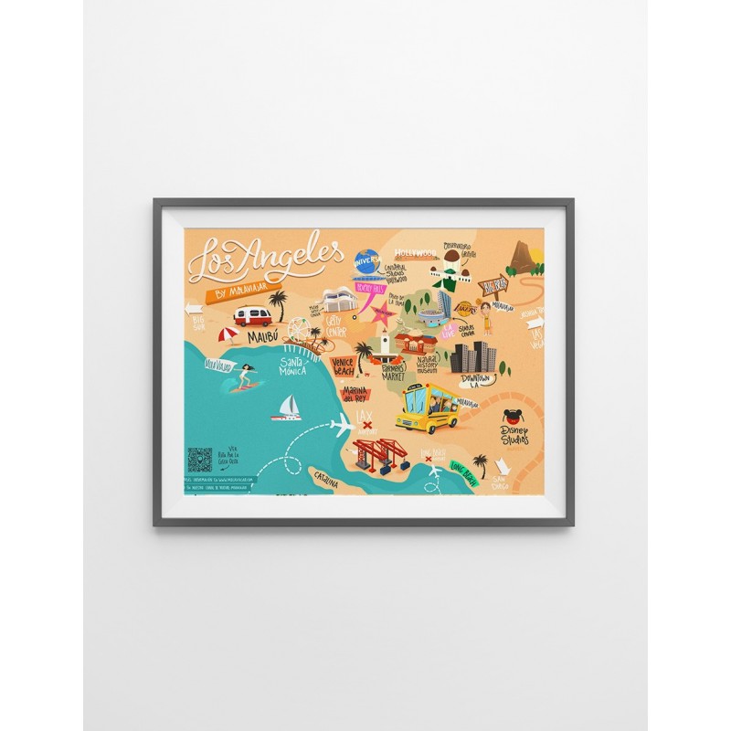 Mapa Los Angeles Molaviajar
