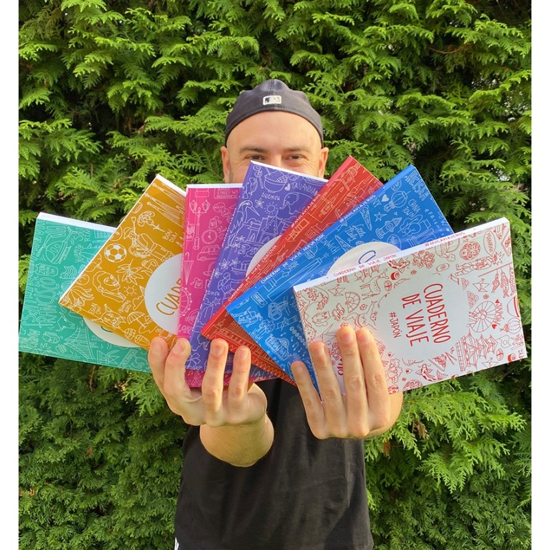 Pack 5 Cuadernos de viaje
