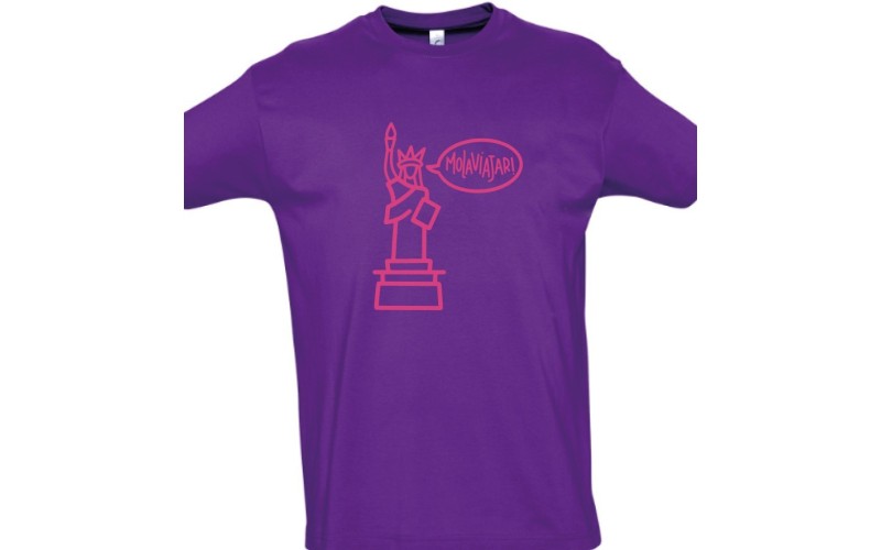 Camiseta Morada Estatua Libertad NY