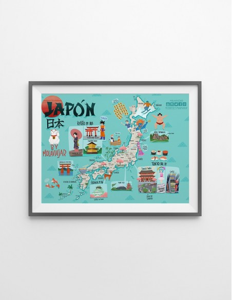 Mapa Japón