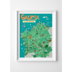 Mapa Galicia