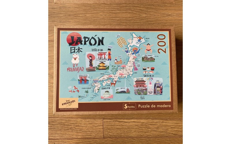 Puzzle madera Japón MolaViajar