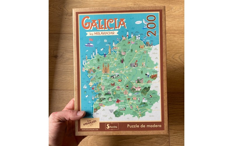 Puzzle madera Galicia MolaViajar