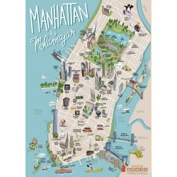 Mapa Manhattan Nueva York molaviajar