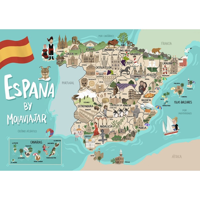 Mapa de España - Viajes y Mapas