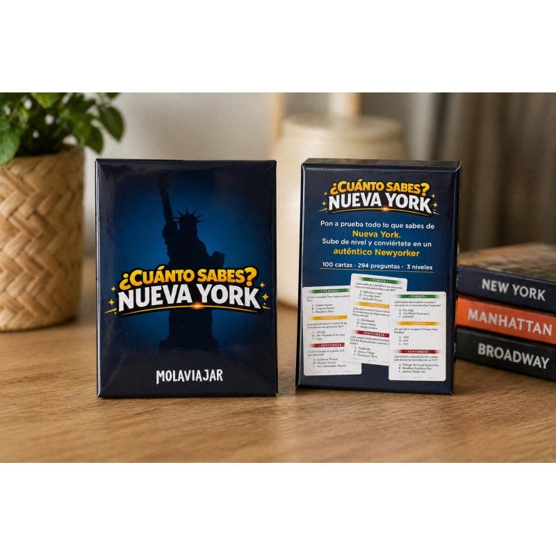 Juego de cartas sobre  Nueva York  | Molaviajar