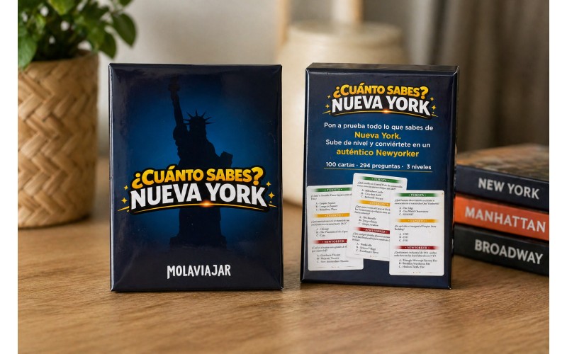 Juego de cartas sobre  Nueva York  | Molaviajar