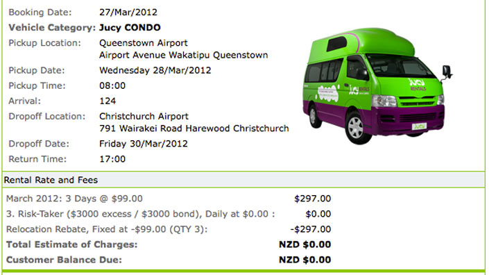 Viajar con caravana gratis por Nueva Zelanda