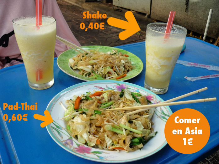 comer en la calle tailandia