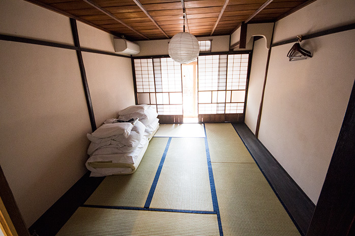 habitacion tipo japonesa en kyoto