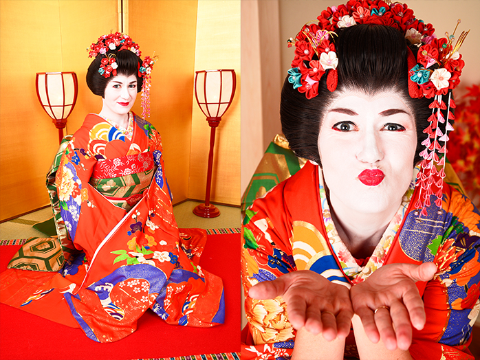disfraz geisha