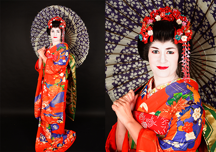 ropa de una geisha