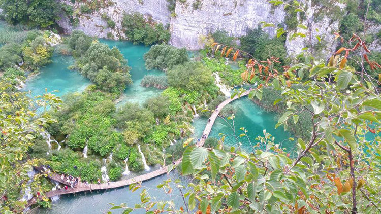 lagos de Plitvice en Croacia