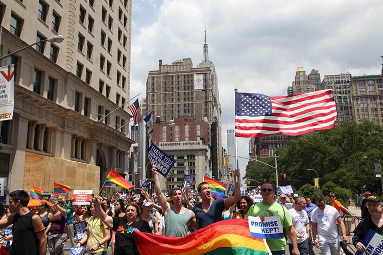Celebración anual del Orgullo Gay 2016 en Nueva York