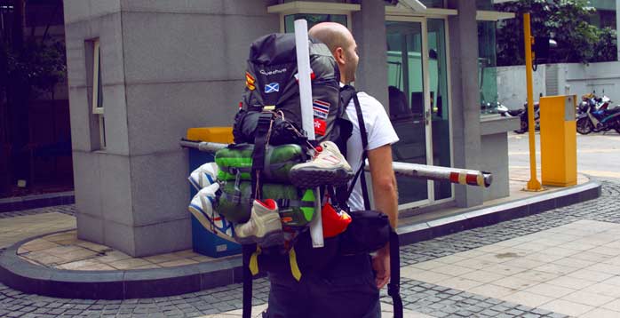 mochila vuelta al mundo