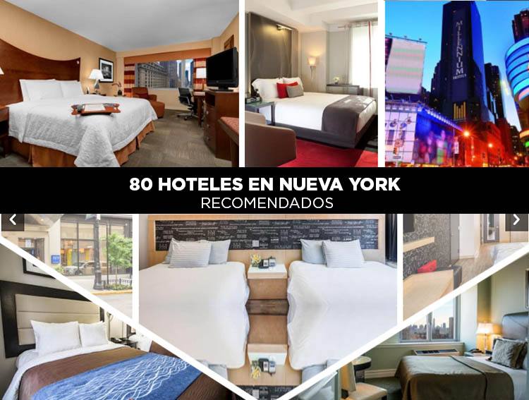 80 hoteles recomendados de Nueva York
