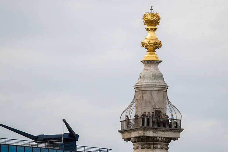 monumento londres incendio