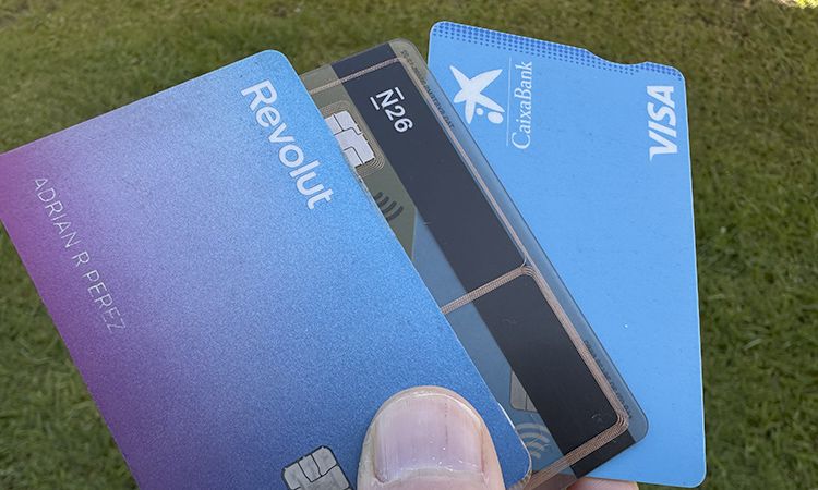 tarjetas para viajar que utilizamos habitualmente: Revolut, N26
