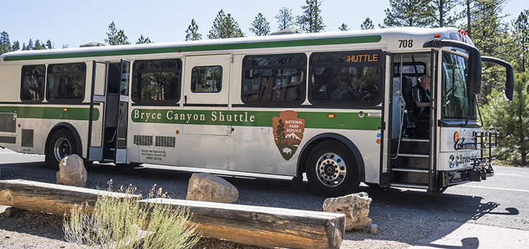 bryce canyon shuttle bus