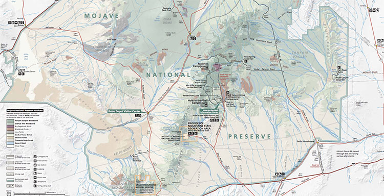 mapa mojave molaviajar