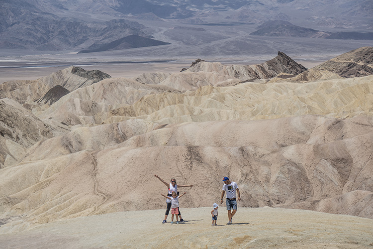 Zabriskie point valle de la muerte