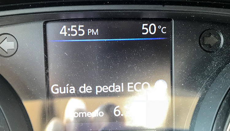 temperatura coche valle de la muerte