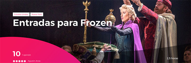 frozen entradas