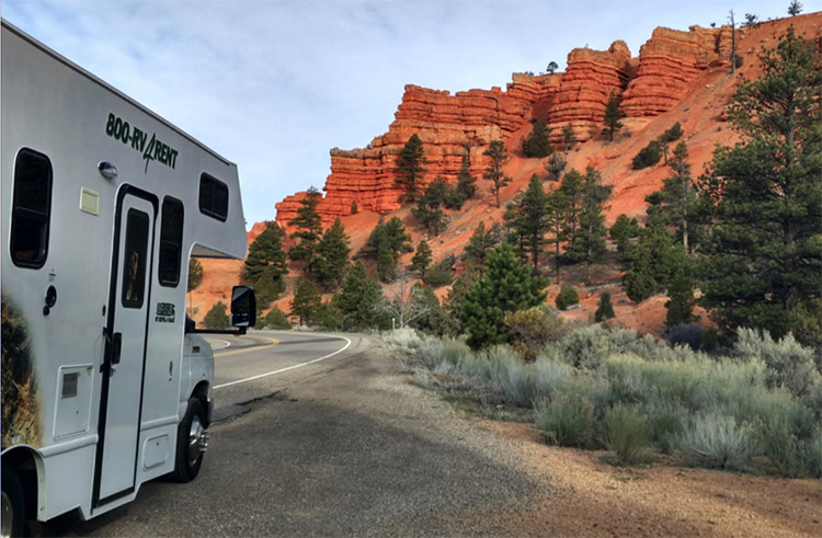 viajar en caravana por la costa oeste