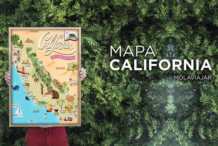 Mapa de California -