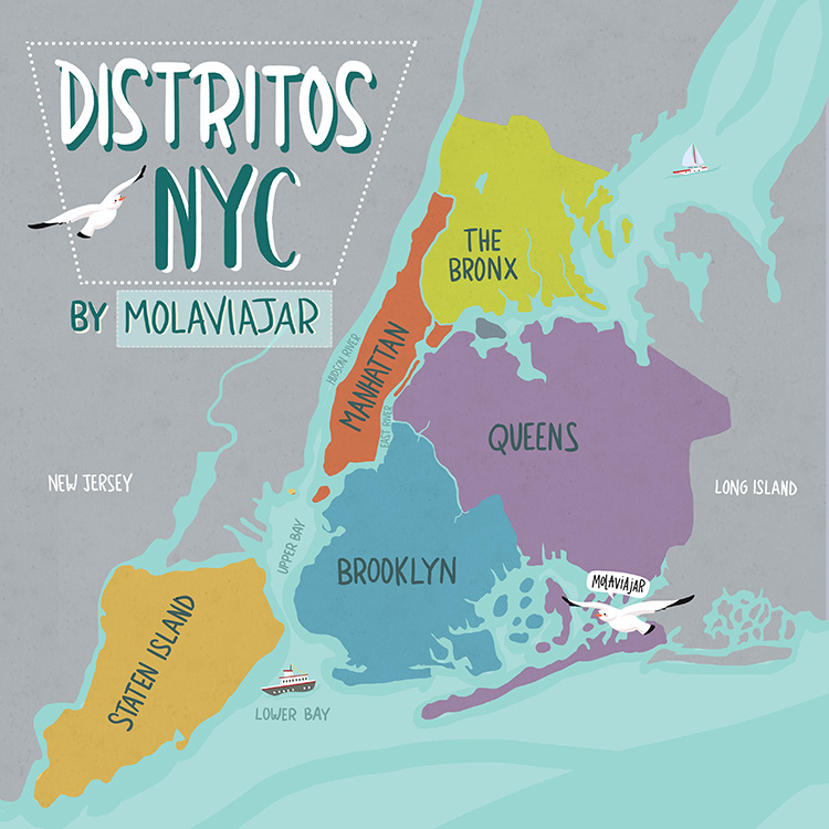 Distritos NYC molaviajar
