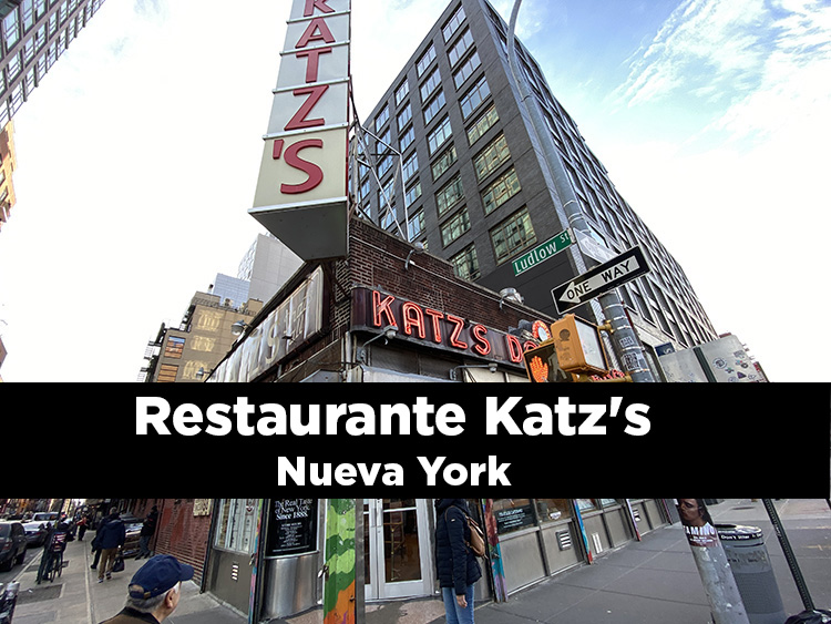 Restaurante katzs en Nueva York
