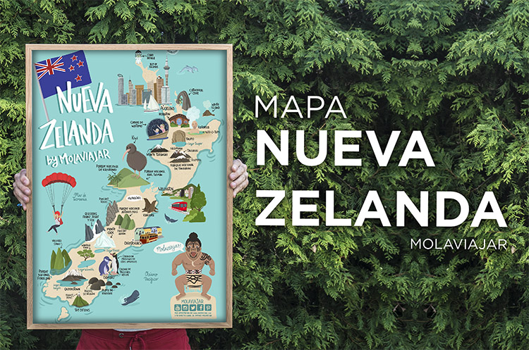 Mapa Nueva Zelanda Molaviajar