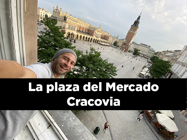 La plaza del Mercado de Cracovia
