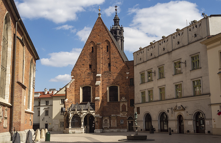 la iglesia de Santa Bárbara de Cracovia