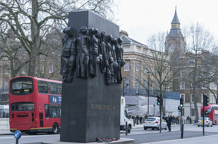 Imagen del Monumento a las Mujeres de la Segunda Guerra Mundial