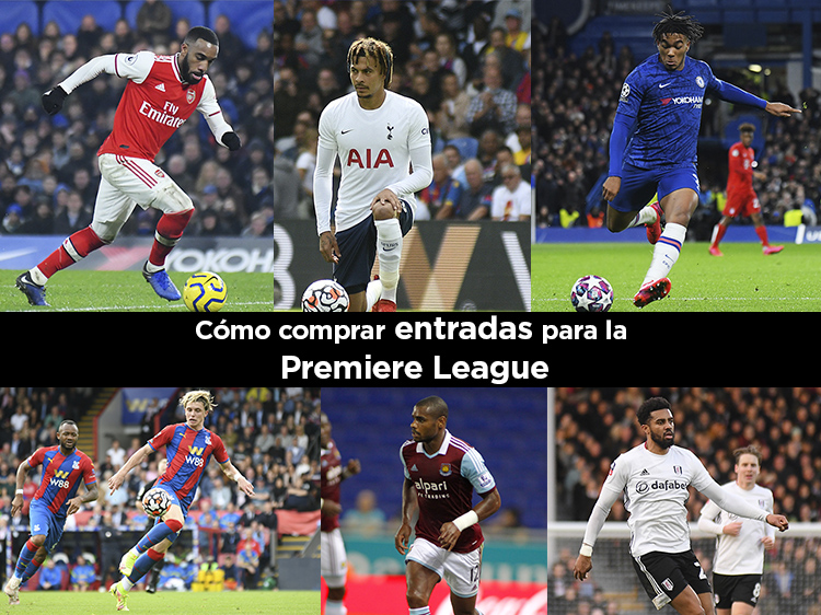 Combinación de imágenes de distintos partidos con distintos equipos de fútbol de Londres