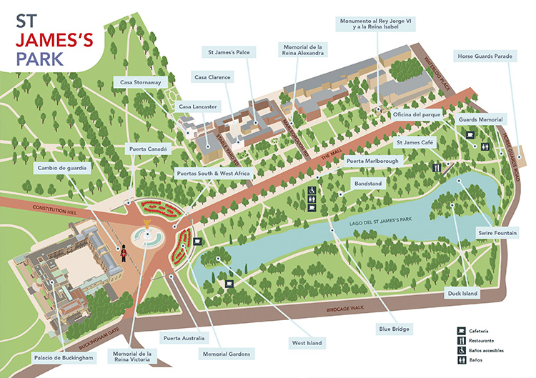 Mapa del St James Park