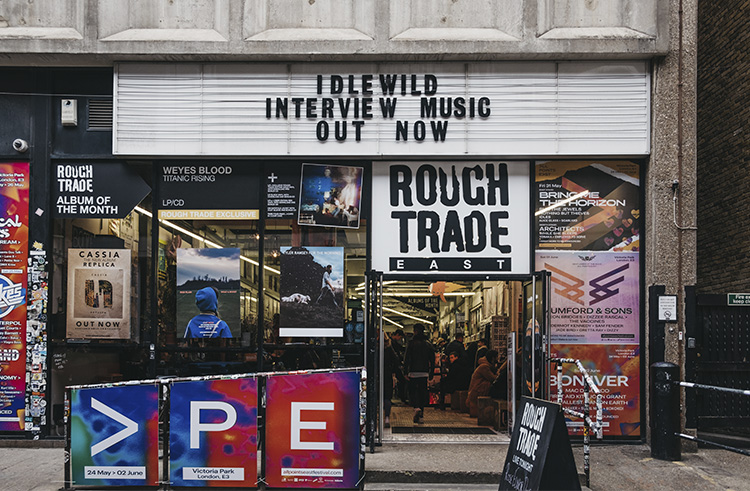 Rough Trade, tienda de música independiente en Spitalfields, Londres