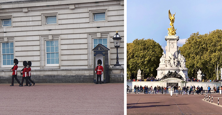 Victoria Memorial y cambio de guardia en St James Park