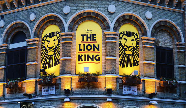 Teatro con El Rey León, uno de los mejores musicales en Londres