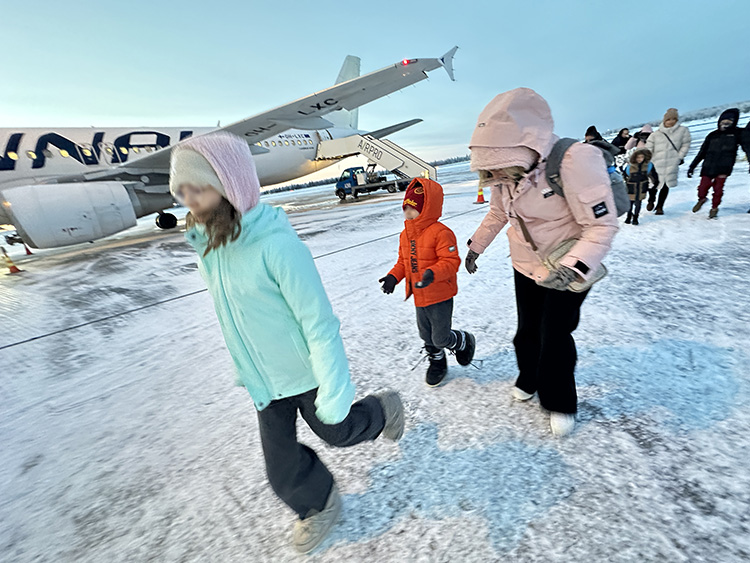 avion rovaniemi Laponia santa