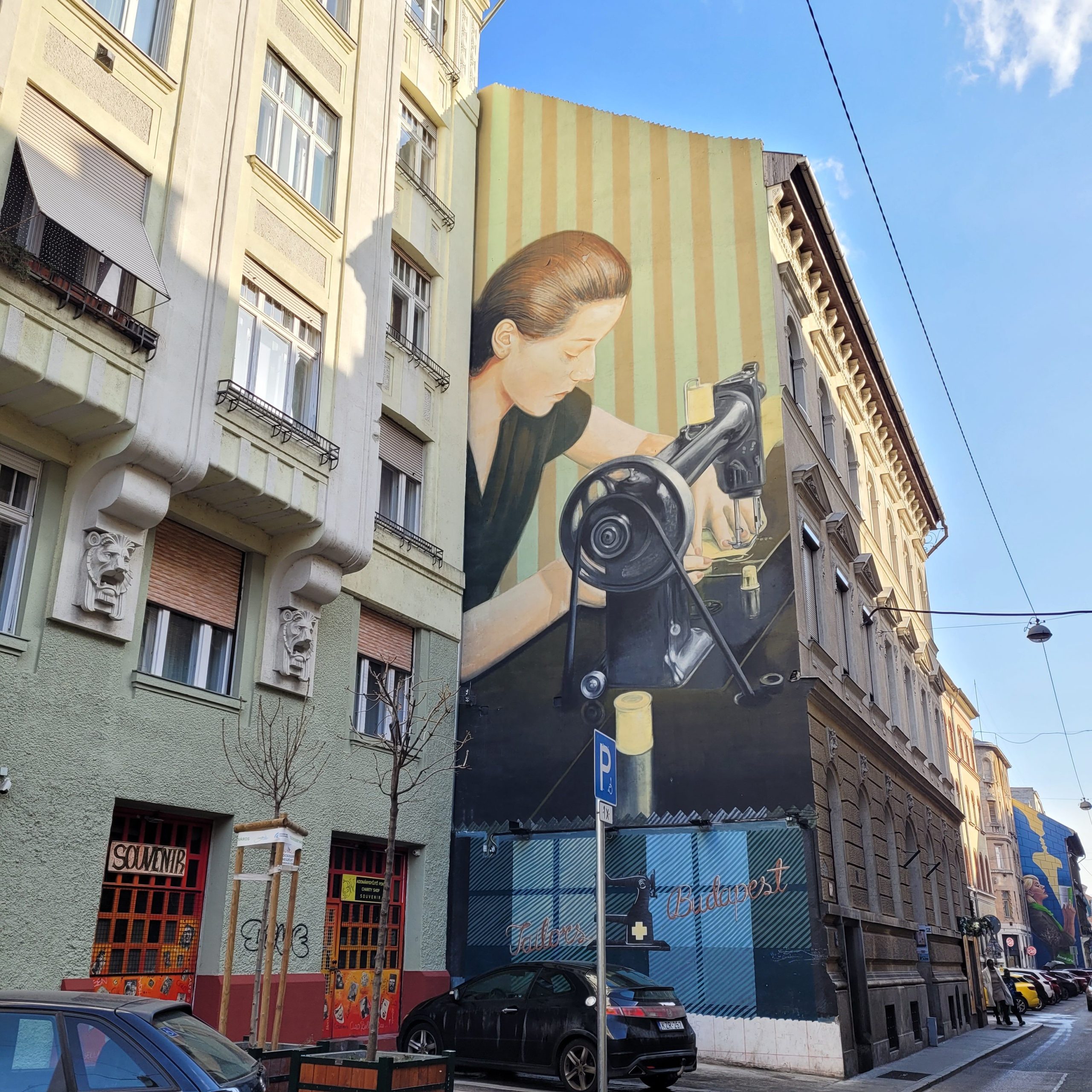 Arte urbano - Costurera
